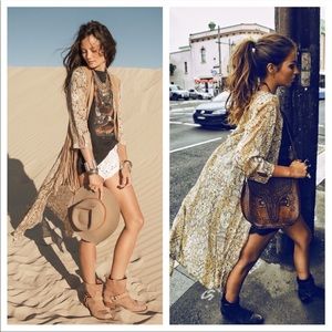 Spell Designs Aloha Python Duster (kimono) one size